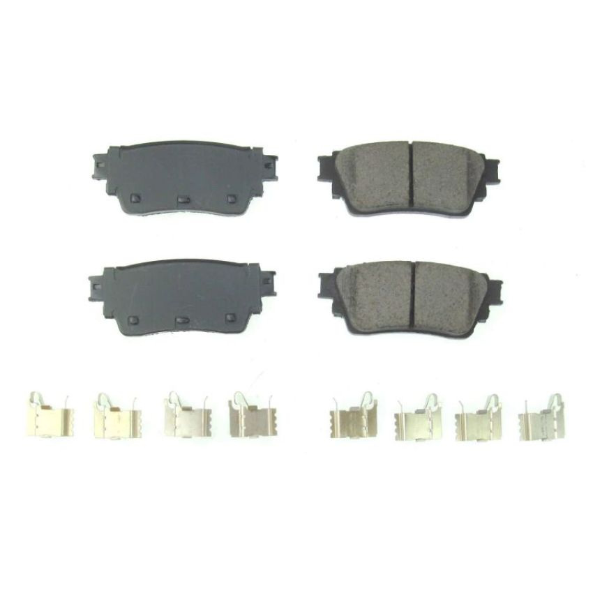 PowerStop 17-2200 PowerStop - Z17 Low-Dust Ceramic Brake Pads with Hardware