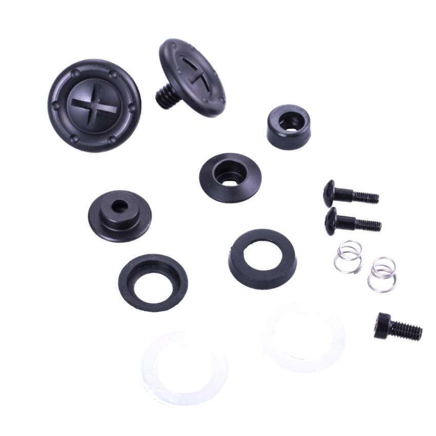 RACEQUIP RQP205991 Shiled Hardware Kit Pro Vesta Black
