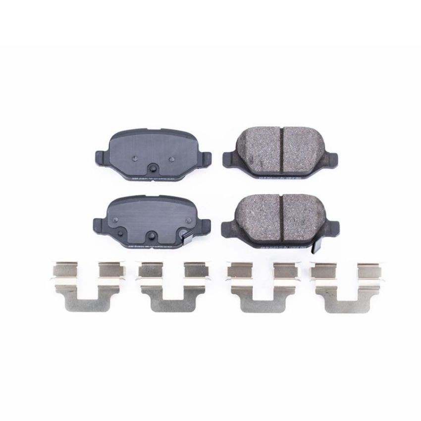 PowerStop 17-1569 PowerStop - Z17 Low-Dust Ceramic Brake Pads with Hardware