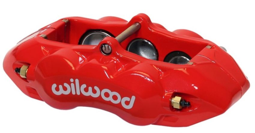 Wilwood 120-11712-RD Caliper-D8-6 L/H Front Red 1.88/1.38/1.25in Pistons 1.25in Disc