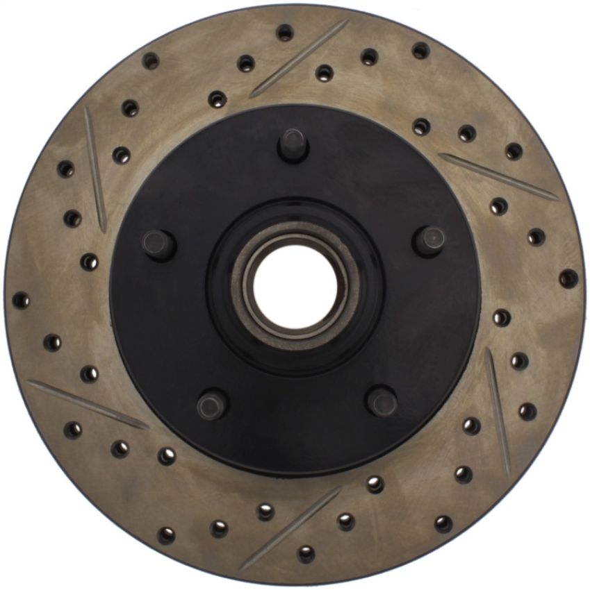 Stoptech 127.62000R Slotted & Drilled Sport Brake Rotor