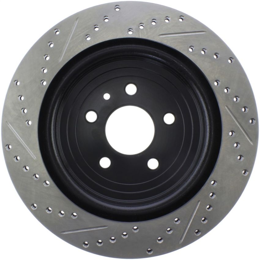 Stoptech 127.65137L Slotted & Drilled Sport Brake Rotor