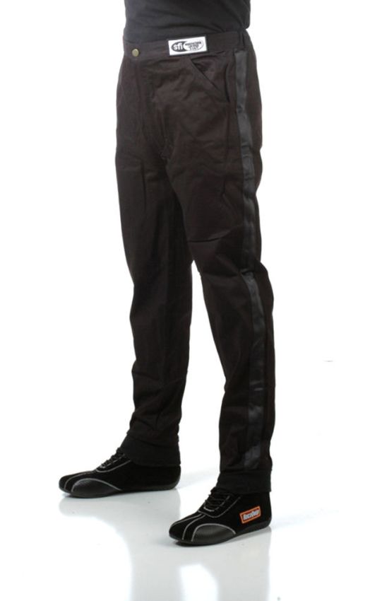 RACEQUIP RQP112004 Black Pants Single Layer Med-Tall
