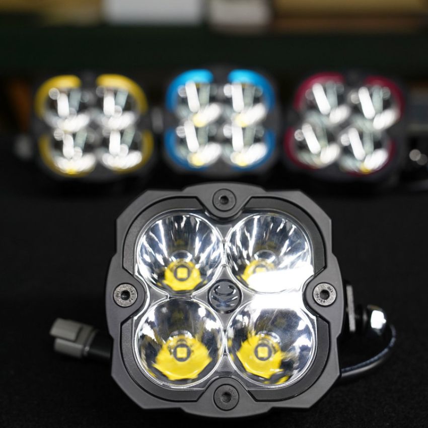 KC HiLiTES 30573 KC Bezel Ring KC FLEX ERA 4 Black 1PC