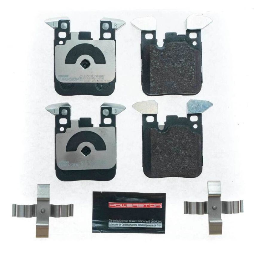 PowerStop ESP2134 EuroStop ECE-R90 Certified Brake Pad Set