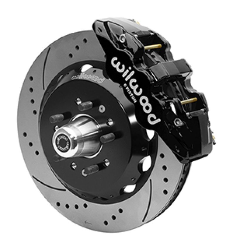 Wilwood 140-16910-D 55-57 Chevy Bel Air Aerolite 6R Kit, 5 x 4.50in/4.75in Hub - 14.00in D&S Rotor
