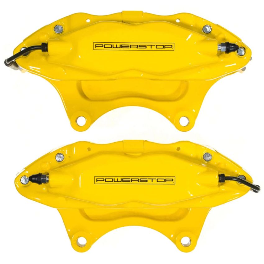 PowerStop S5284YLW Yellow Powder Coated Calipers