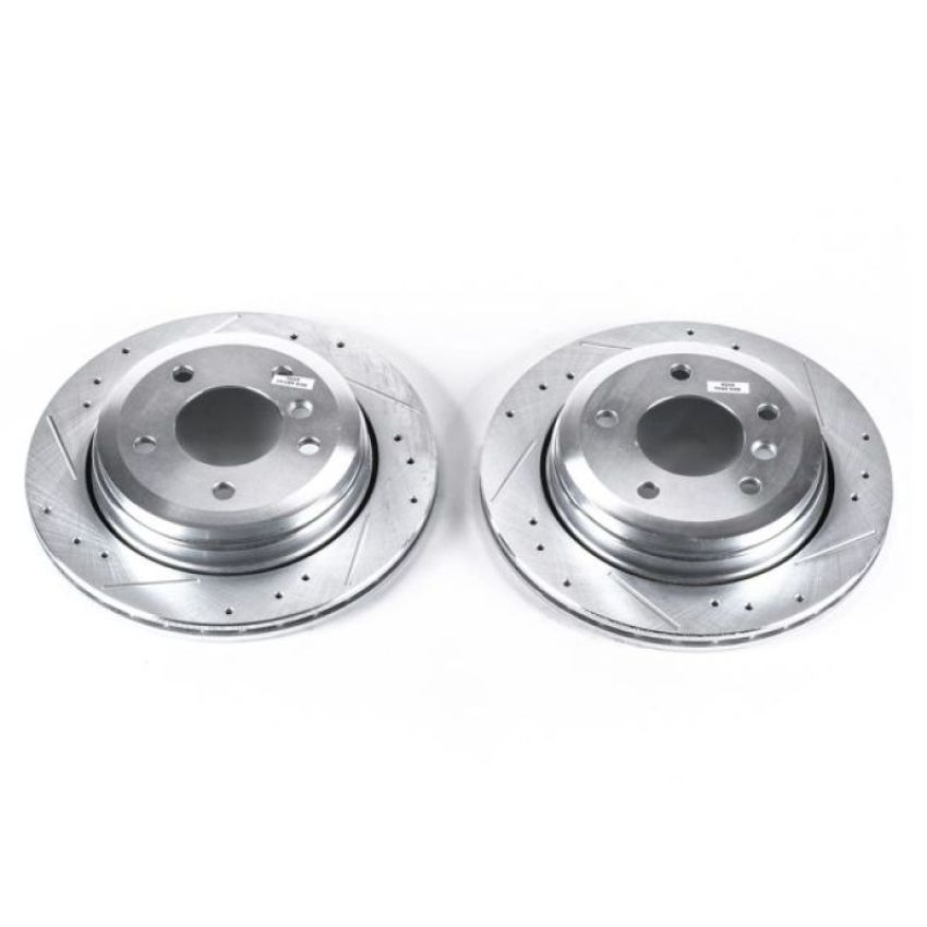 PowerStop EBR826XPR PowerStop Evolution Performance Drilled, Slotted & Plated Brake Rotor Pair