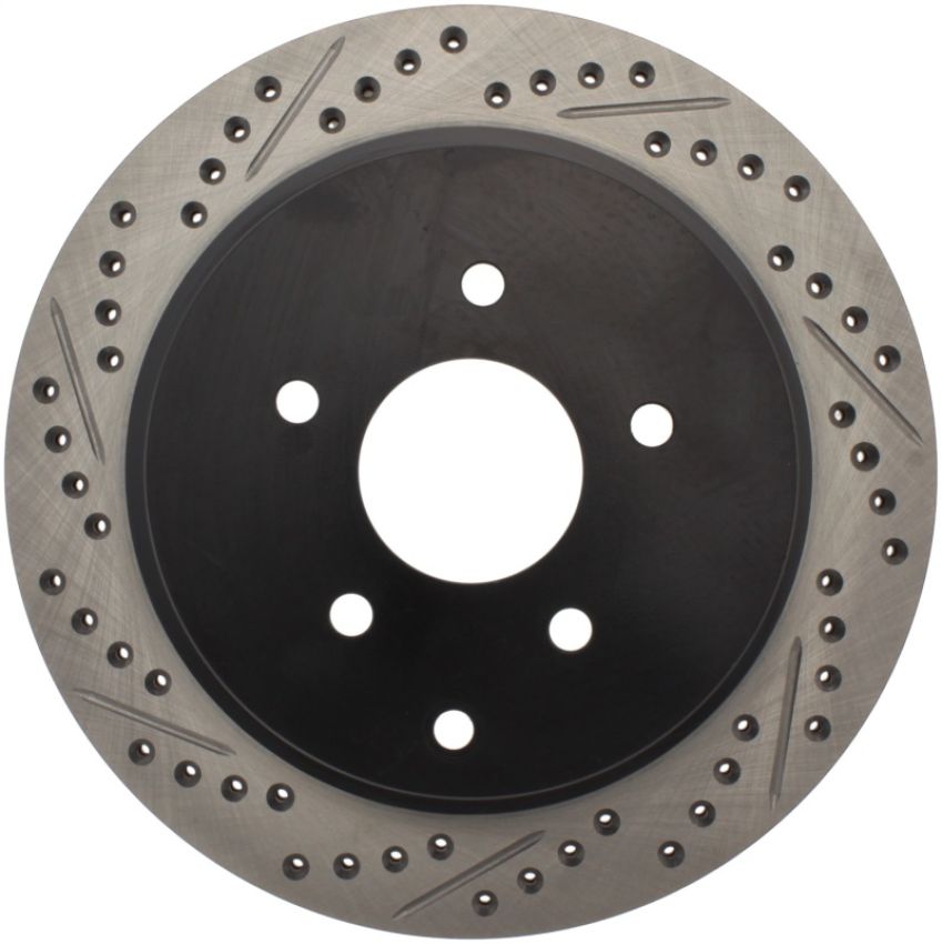 Stoptech 127.42078L Slotted & Drilled Sport Brake Rotor