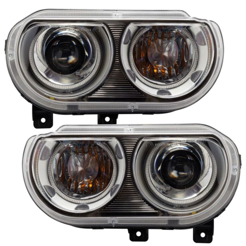 Oracle Lighting 7132-335 2008-2014 Dodge Challenger Pre-Assembled LED Halo Headlights - (HID)