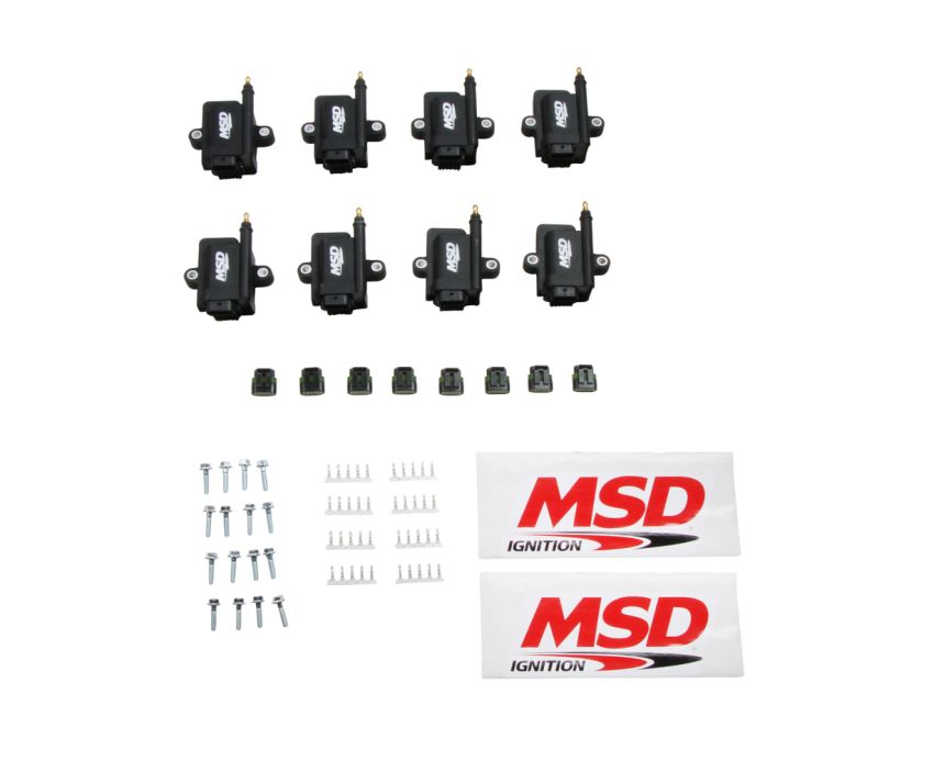 MSD IGNITION MSD82893-8 MSD Smart Ing Coils 8pk - Black