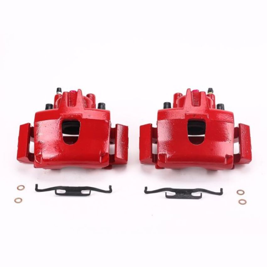 PowerStop S4776 Red Powder Coated Calipers