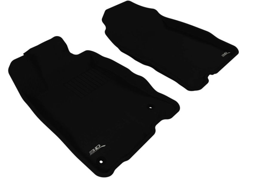 3D MAXpider 2011-2016 Honda CR-Z Kagu 1st Row Floormat - Black