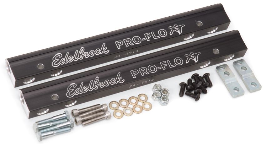 EDELBROCK EDE3627 EFI Fuel Rail Kit SBC Pro-Flo XT Use w/7137