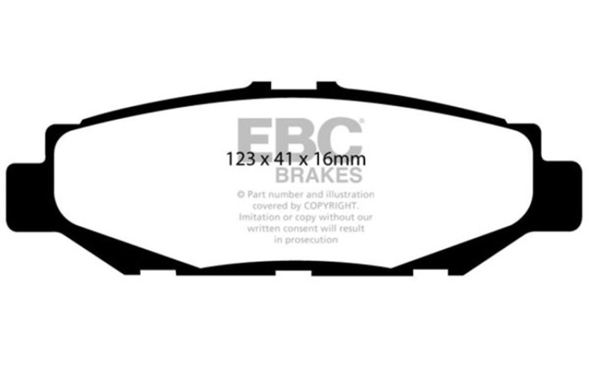 EBC Brakes DP2848 Greenstuff 2000 Series Sport Brake Pads