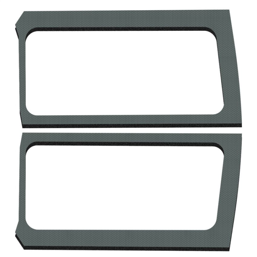 Design Engineering 50269 Side Window Kit Jeep Wrangler JL 2019-2025 2 Door Gray