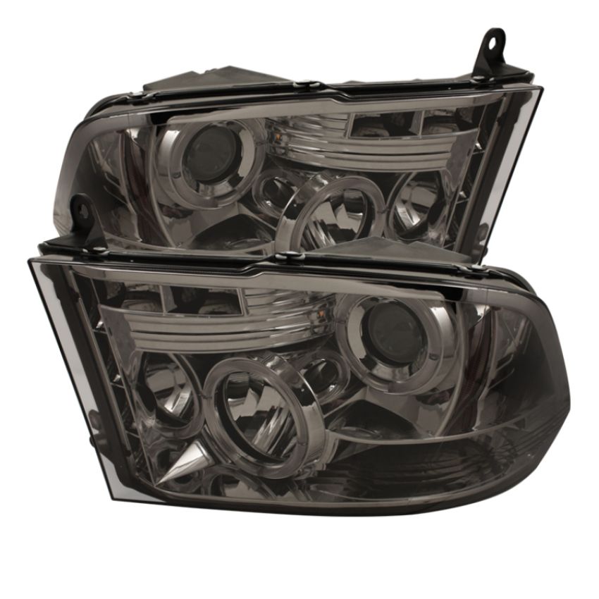 SPYDER 5010056 Projector Headlights - LED Halo - Smoke