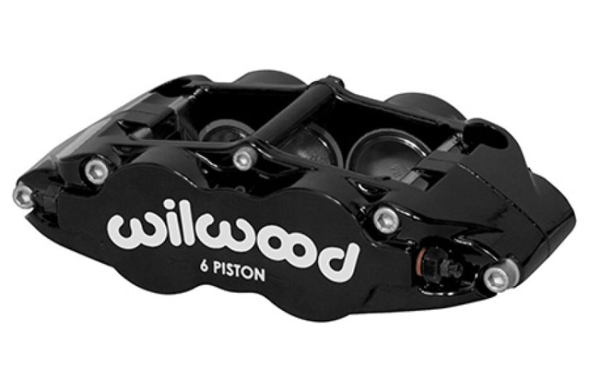 Wilwood 120-14436-BK Caliper Forged Narrow Superlite R/H FNSL6R-DS Dust Seal 1.62/1.12 1.10in Rotor Width - Black