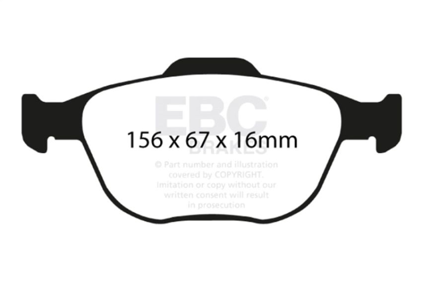 EBC Brakes UD970 Ultimax OEM Replacement Brake Pads