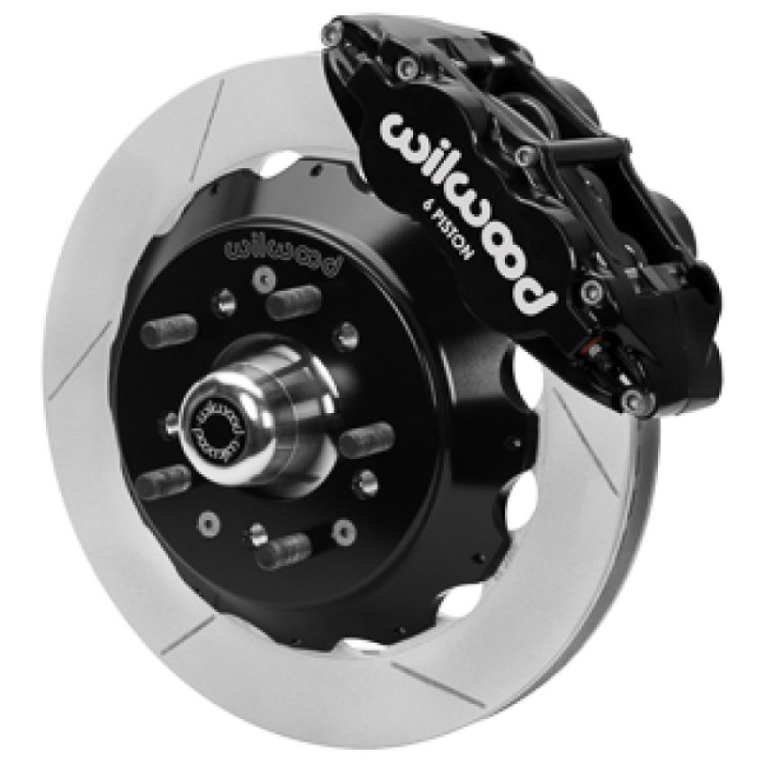 Wilwood 140-17088 Forged 6 Piston Superlite Caliper, GT 48 Vane Spec37 Slotted Rotor - 12.88x1.25