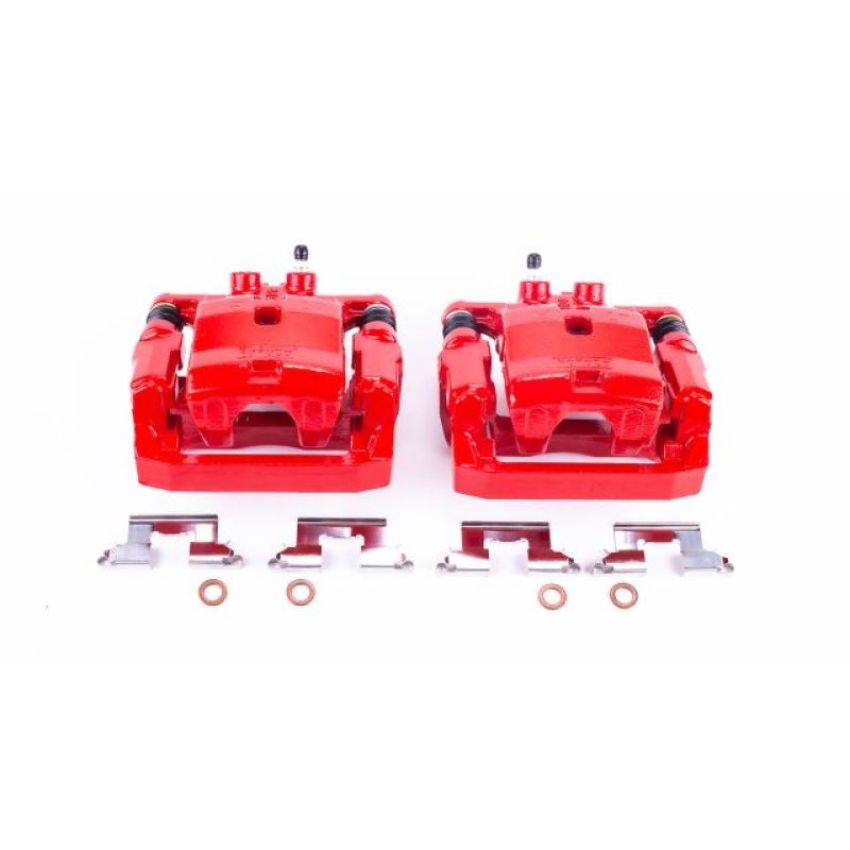PowerStop S5042A Red Powder Coated Calipers