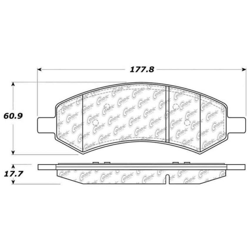 Stoptech 308.10840 06-17 Dodge Ram 1500 Street Performance Front Brake Pads