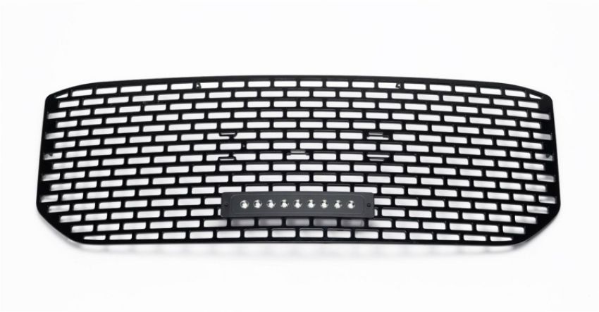 Putco 270519BL 15-20 GMC Yukon XL Liquid 3D Slot/Blk Denali Style Lighted Boss Grille w/10in Luminix Lightbar