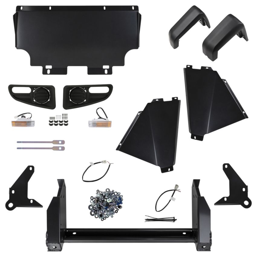 ARB 3221410 Bullbar Grey SrsFlarefog Prado 03 On