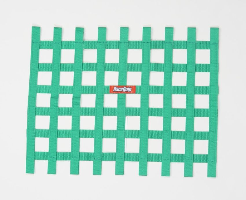 Racequip 721075 Green Ribbon Window Net