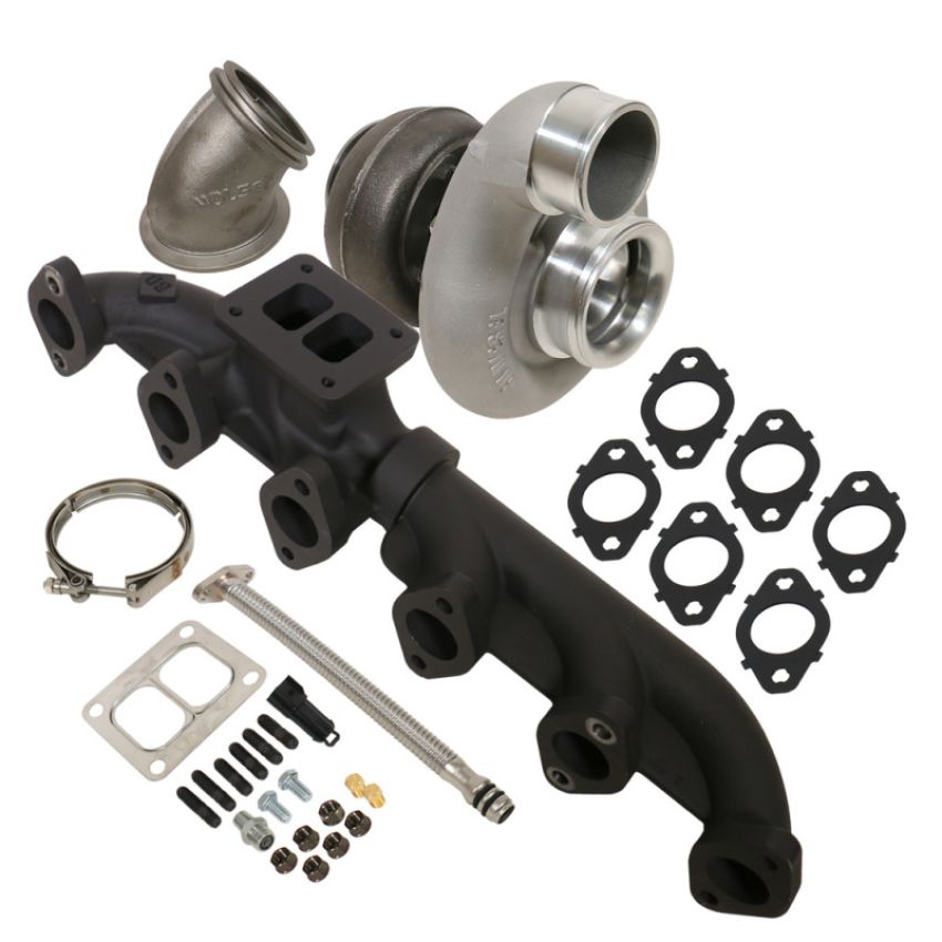 BD Diesel 1045176 Iron Horn 5.9L Turbo Kit S366SXE/80 0.91AR Dodge 03-07