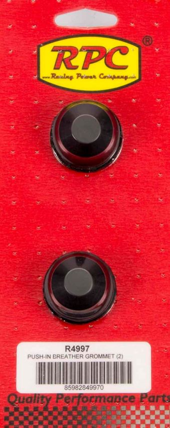 RACING POWER CO-PACKAGED RPCR4997 1-1/4 OD X 3/4 ID Steel V/C PVC Grommets 2pk