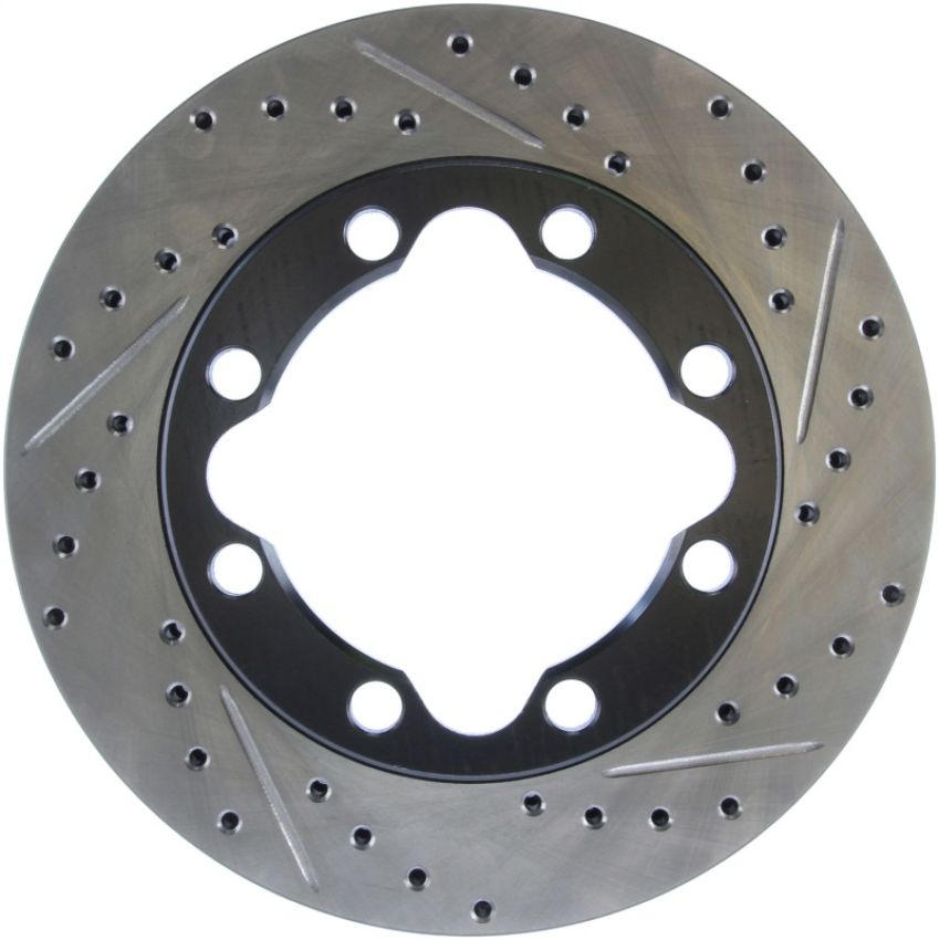 Stoptech 127.66026L Slotted & Drilled Sport Brake Rotor