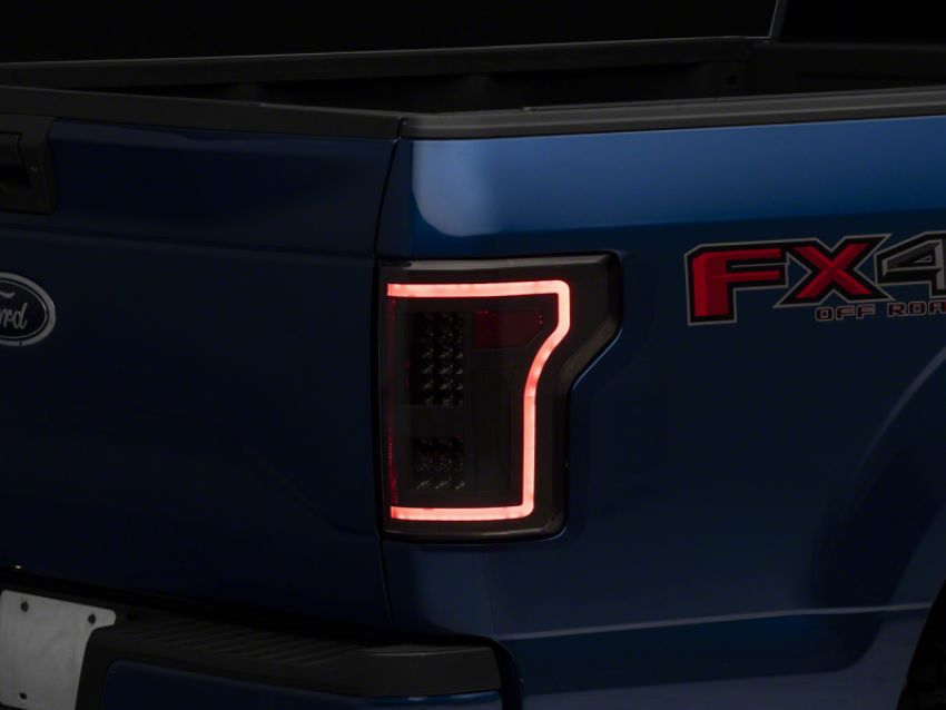 Raxiom T544625 15-17 Ford F-150 LED Tail Lights w/ SEQL Turn Signals- Blk Housing (Clear Lens)