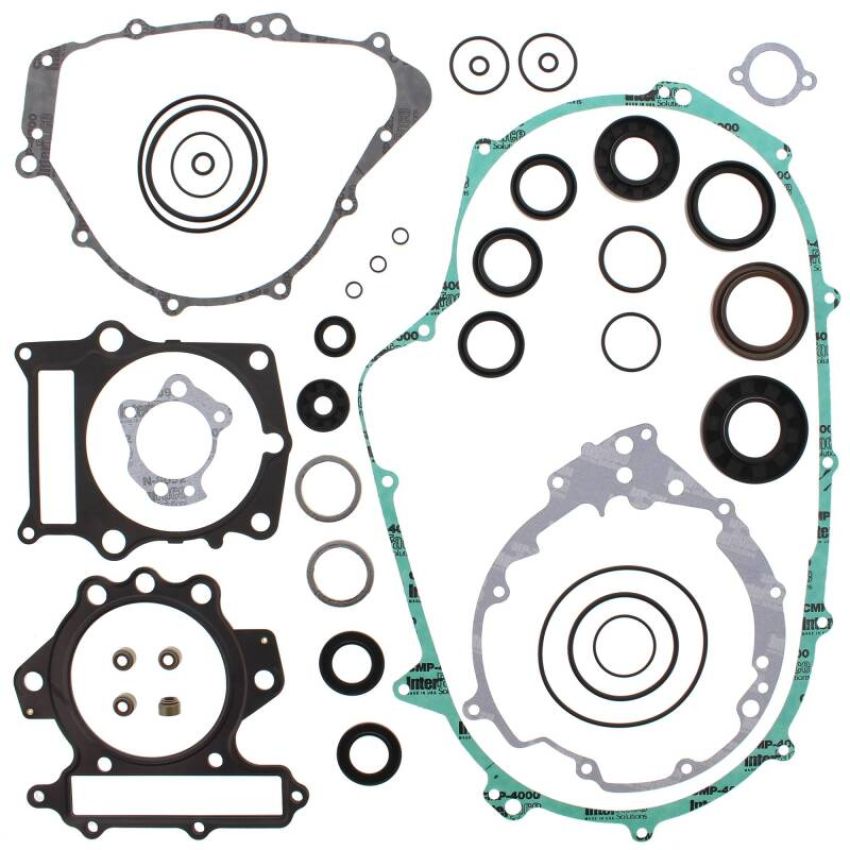 Vertex Pistons 811833 Vertex Gaskets 98-01 Yamaha YFM600 Grizzly Complete Gasket Kit w/ Oil Seals