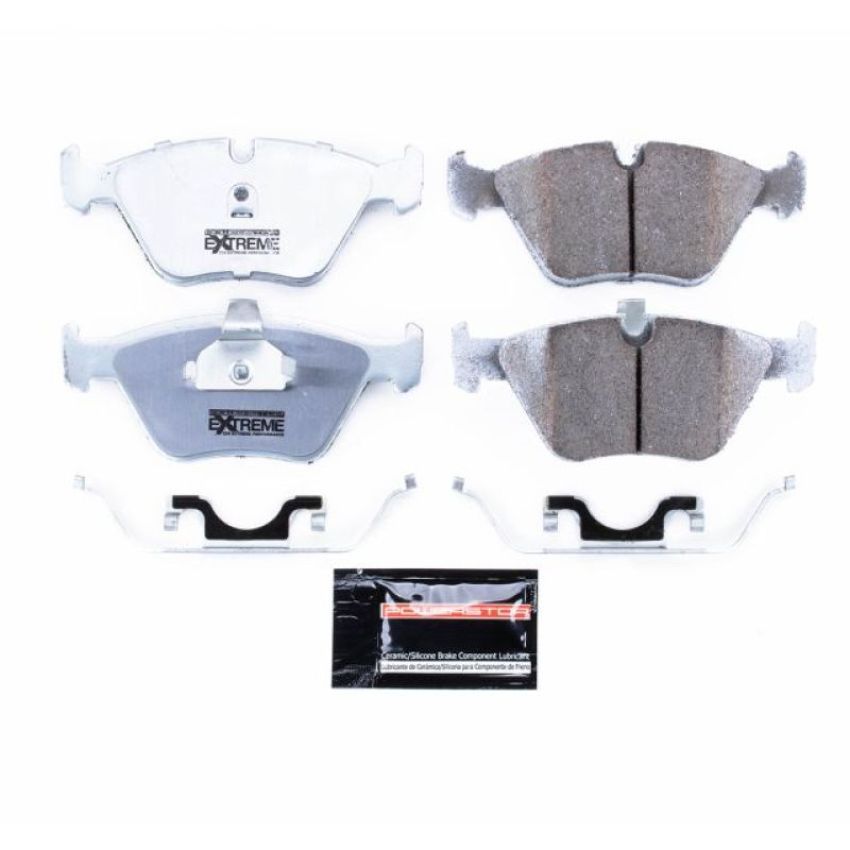 PowerStop Z26-725 PowerStop - Z26 Performance Carbon-Fiber Ceramic Brake Pads with Hardware Kit