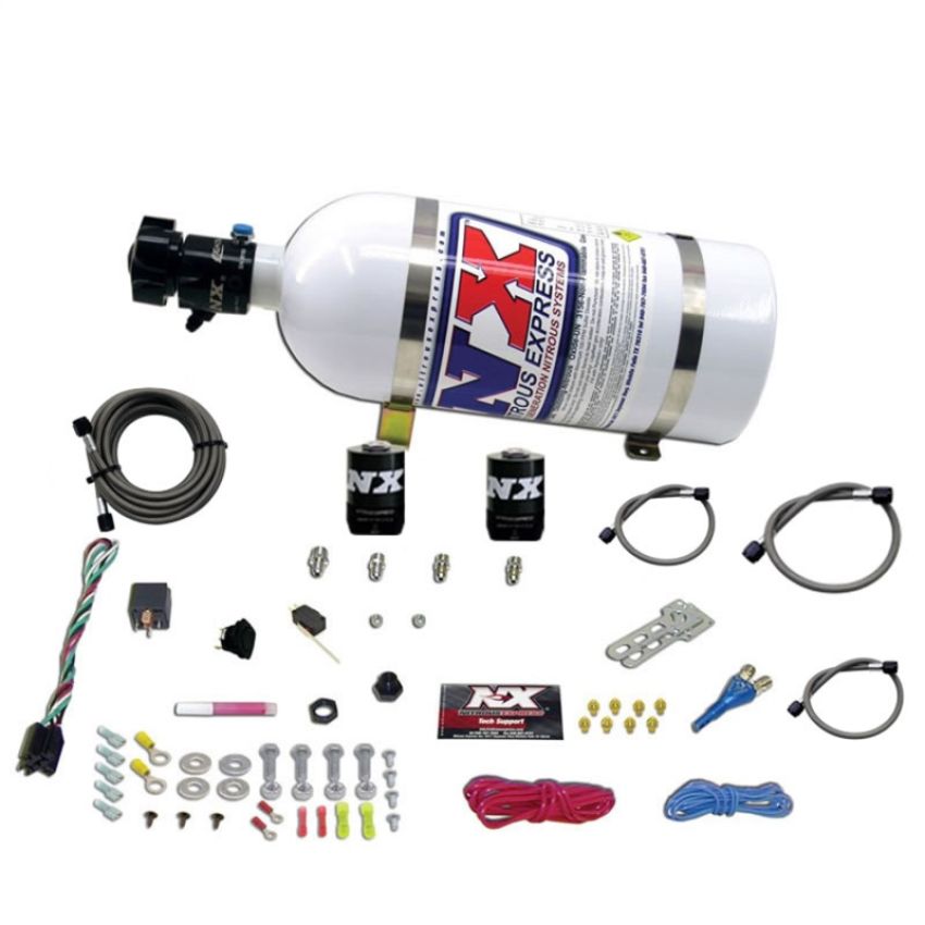 Nitrous Express 20316-10 DODGE EFI RACE (100-150-200-250HP) SINGLE NOZZLE WITH 10LB BOTTLE