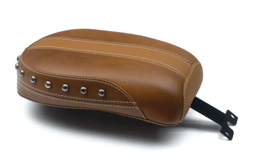 Mustang Motorcycle 75393MV Mustang 15-21 Indian Scout Standard Touring Passenger Seat w/Studs - Brown