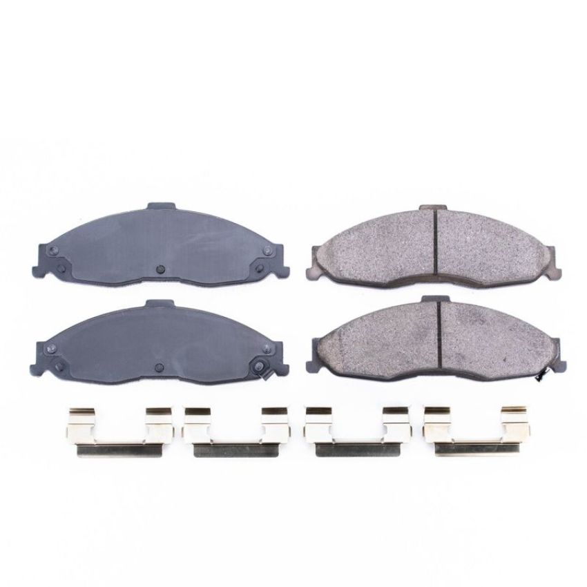 PowerStop 17-749 PowerStop - Z17 Low-Dust Ceramic Brake Pads with Hardware