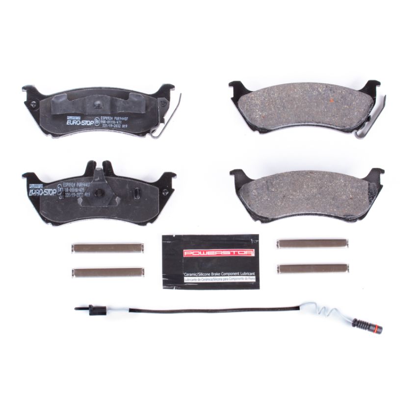 PowerStop ESP0924 EuroStop ECE-R90 Certified Brake Pad Set