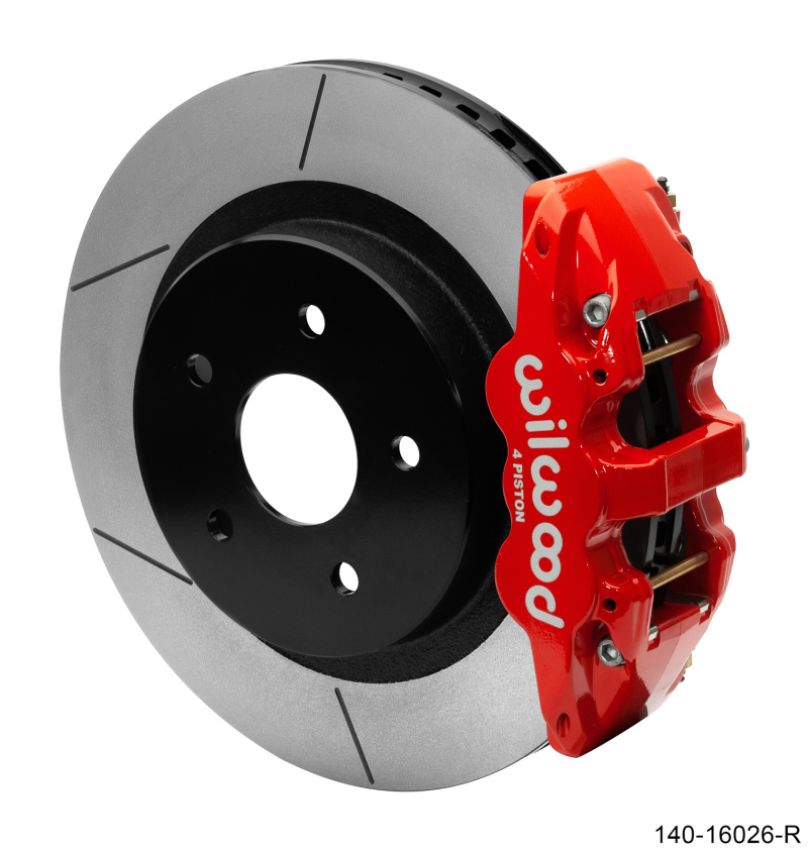 Wilwood 140-16026-R Aerolite 4R Rear Kit 15.00in Red 13-17 Dodge Truck 1500 - 4WD