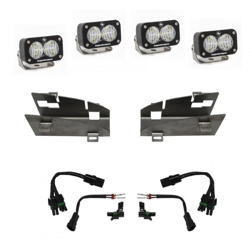 Baja Designs 448024 S2 Sport Dual Fog Pocket Light Kit