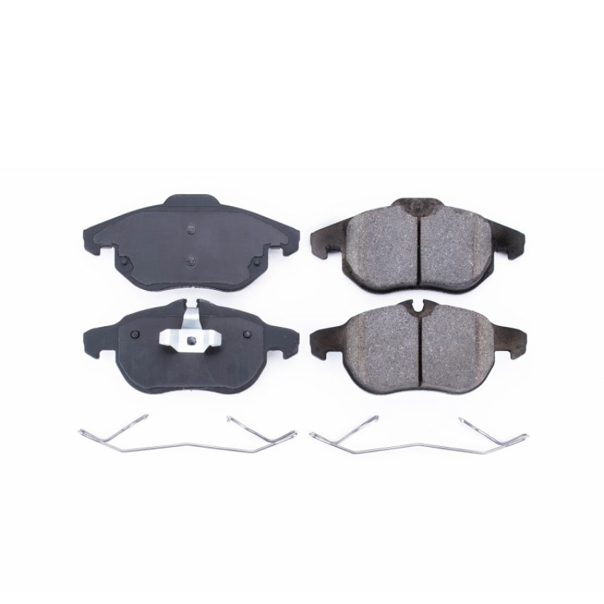 PowerStop 17-972 PowerStop - Z17 Low-Dust Ceramic Brake Pads with Hardware