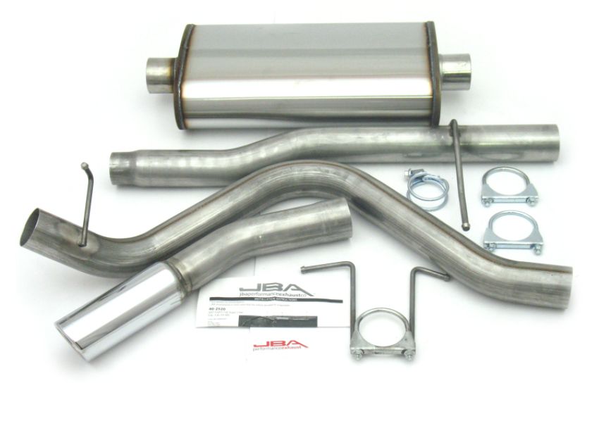 JBA 40-2520 01-03 Ford F-150 Super Crew 4.6L/5.4L 409SS Pass Side Single Exit Cat-Back Exhaust