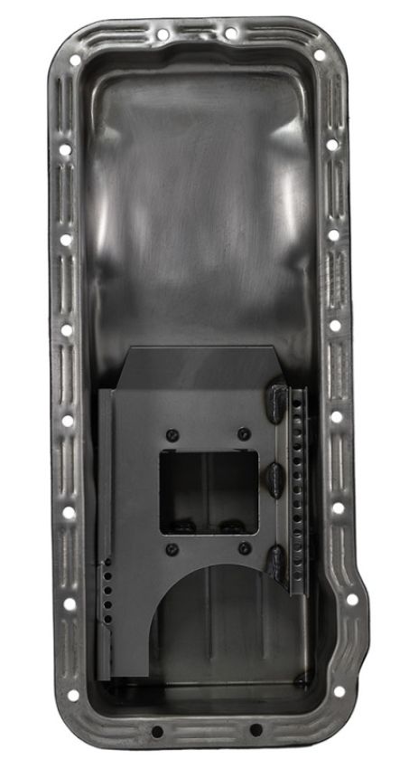 MOROSO MOR20609 Ford FE S/S Oil Pan - 7qt. Front Sump