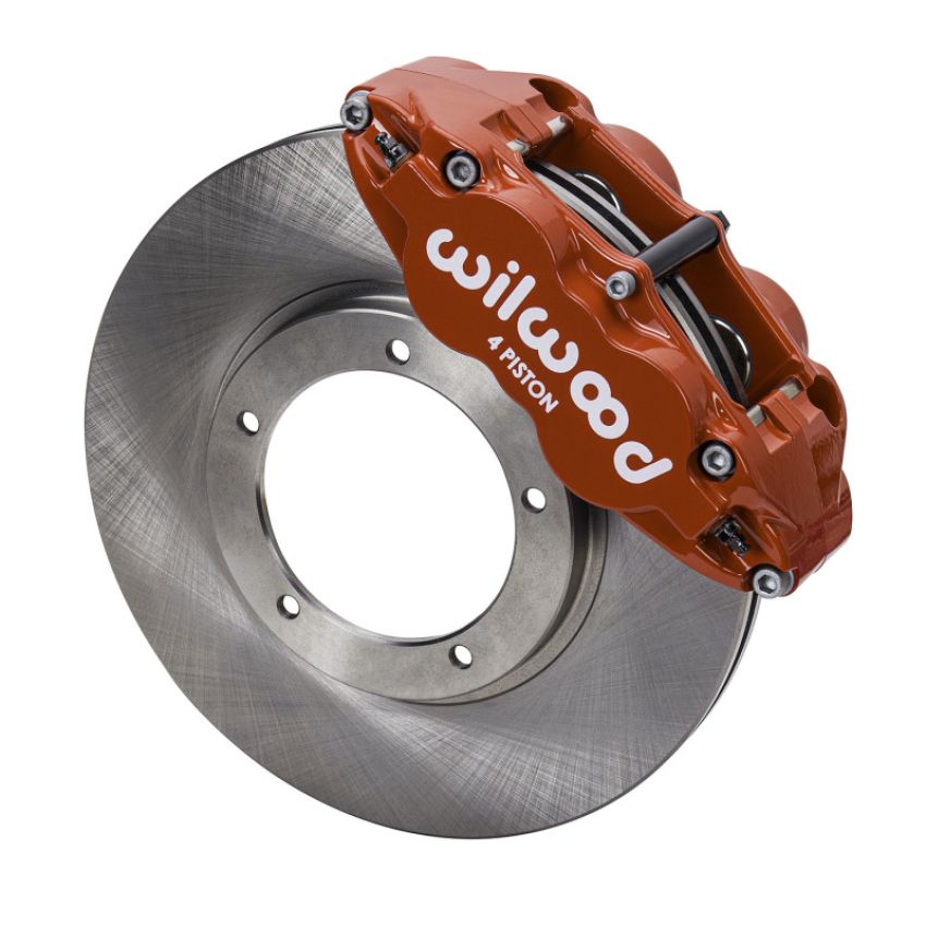 Wilwood 140-16679-R 69-83 Porsche 911 Front Superlite Brake Kit 3.5in MT Plain Face - Red
