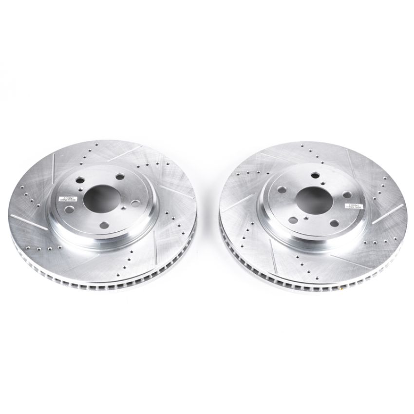 PowerStop JBR938XPR PowerStop Evolution Performance Drilled, Slotted & Plated Brake Rotor Pair