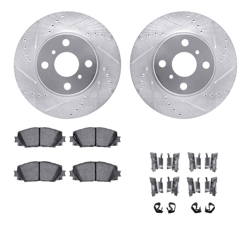 Dynamic Friction 7512-76127 Rotor Kit