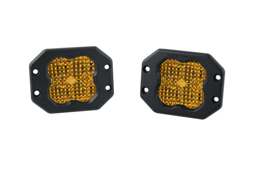 Diode Dynamics DD6941P SS3 Pro ABL - Yellow Flood Flush (Pair)