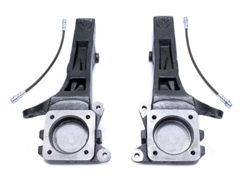 Maxtrac 706840 05-18 Toyota Tacoma 2WD 6 Lug 4in Front Lift Spindles w/Extended DOT Compliant Brake Lines