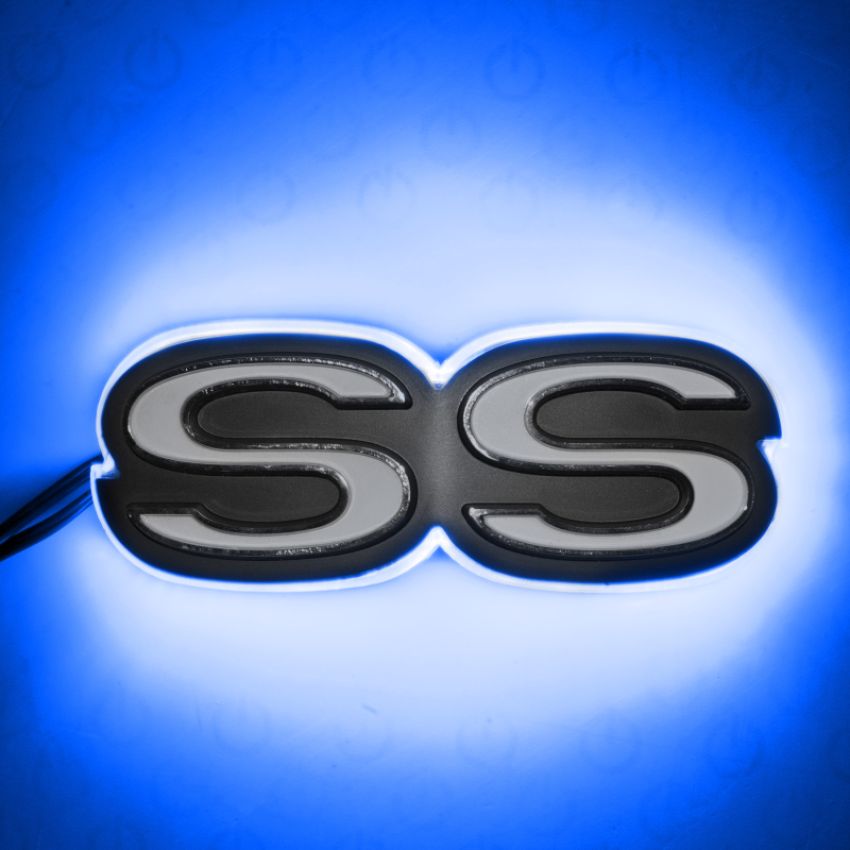 Oracle Lighting 3095-002 Blue Illuminated SS Emblem